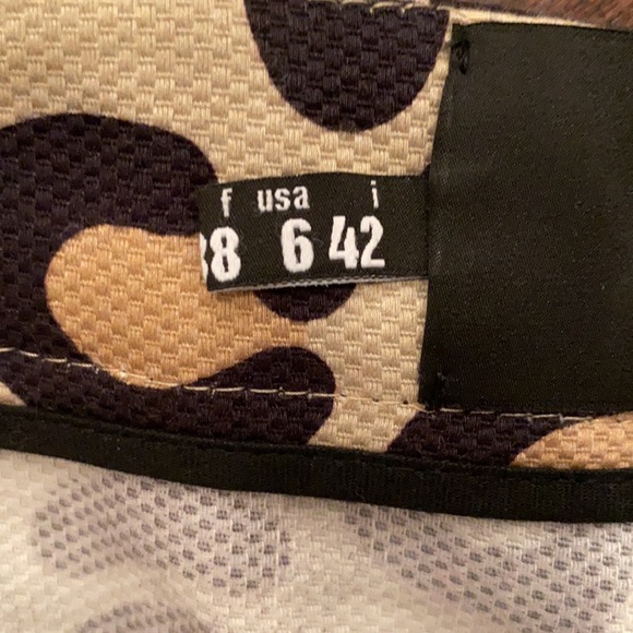 Designer Love Moschino leopard cropped wide leg pant Super stylish! - Picture 7 of 7